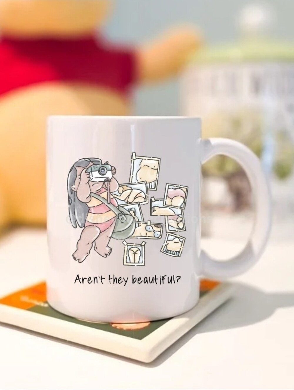 Disney Lilo On Vacation White Ceramic Mug